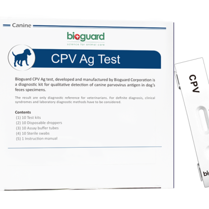 Bioguard CPV Ag Test Parvovirüs Köpek Hızlı Test Kiti