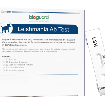 Bioguard Leishmania Ab Köpek Hızlı Test Kiti