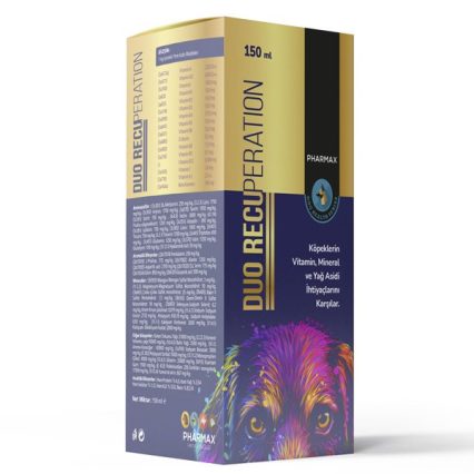 Pharmax Duo Recuperation Vitamin, Mineral ve Yağ Asiti Köpek Ek Besin Takviyesi 150 ML